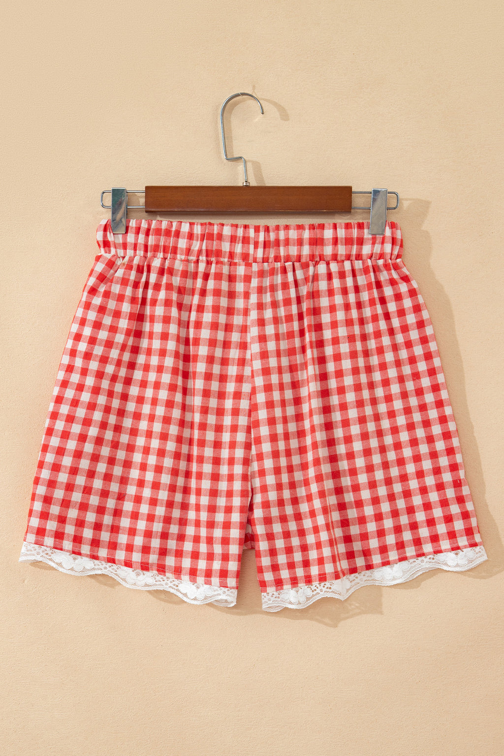 Red Gingham Shorts