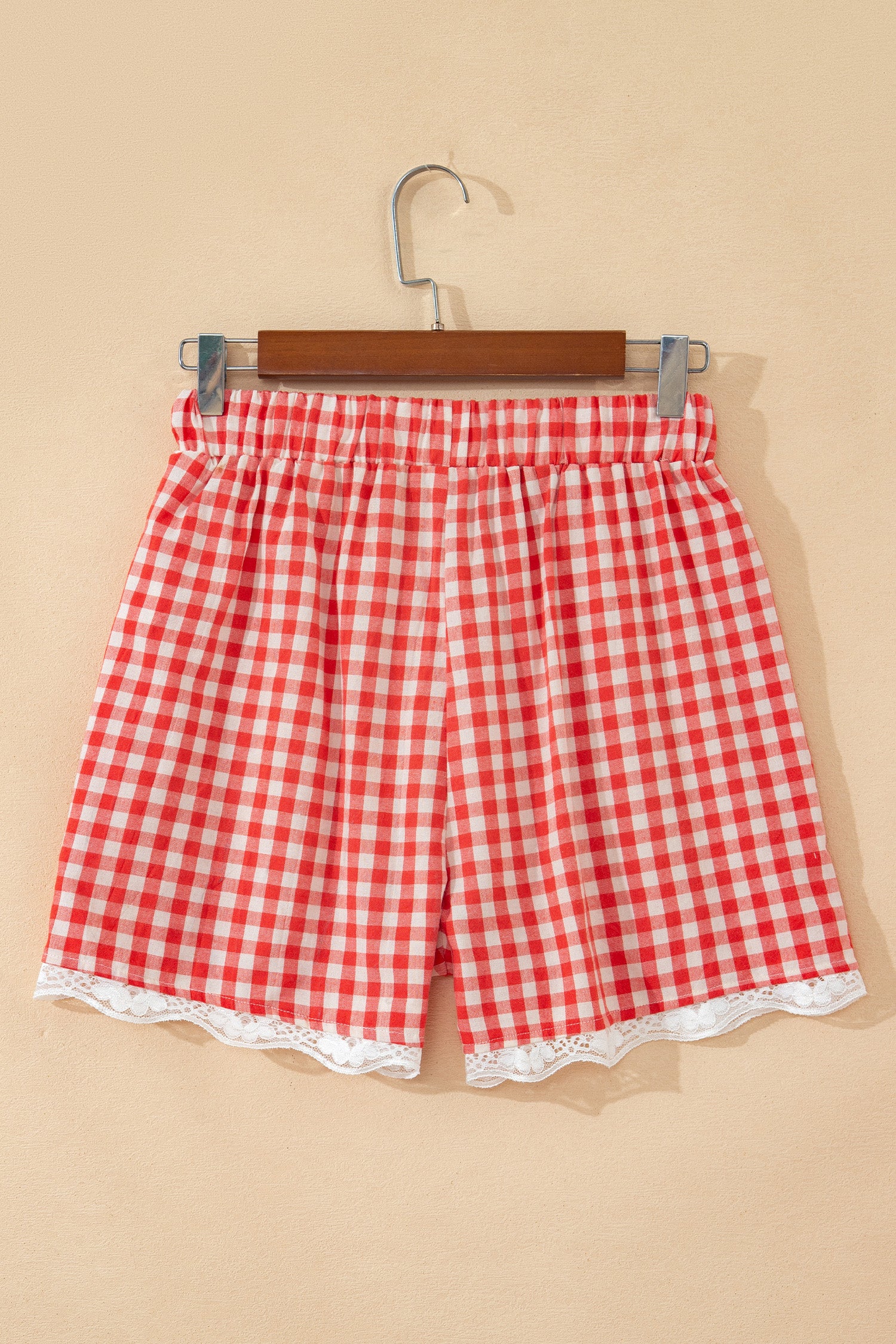 Red Gingham Shorts