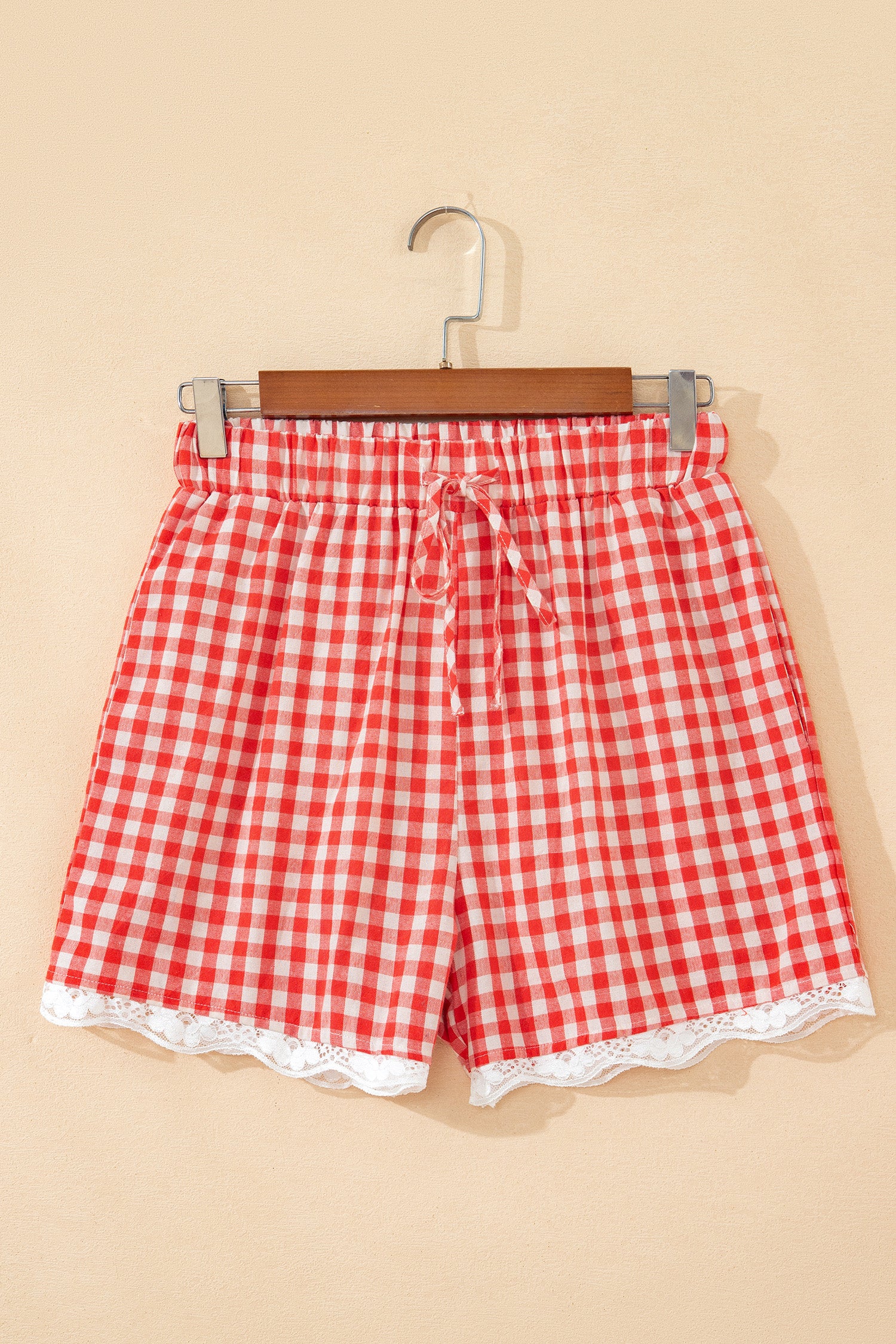 Red Gingham Shorts