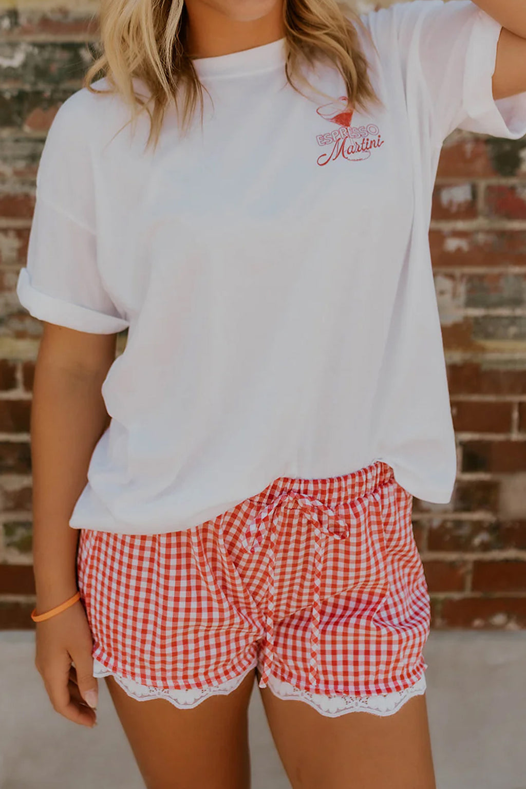 Red Gingham Shorts